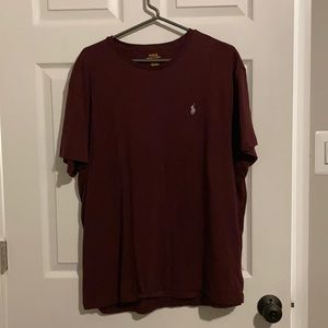 Men’s burgundy polo Ralph Lauren t shirt